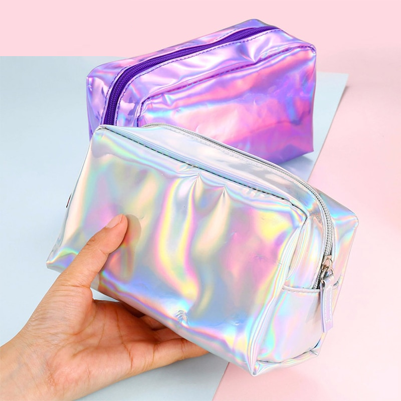 Cosmetic Pouch Iridescent Makeup Bag Cosmetic Pouch Iridescent Makeup Bag