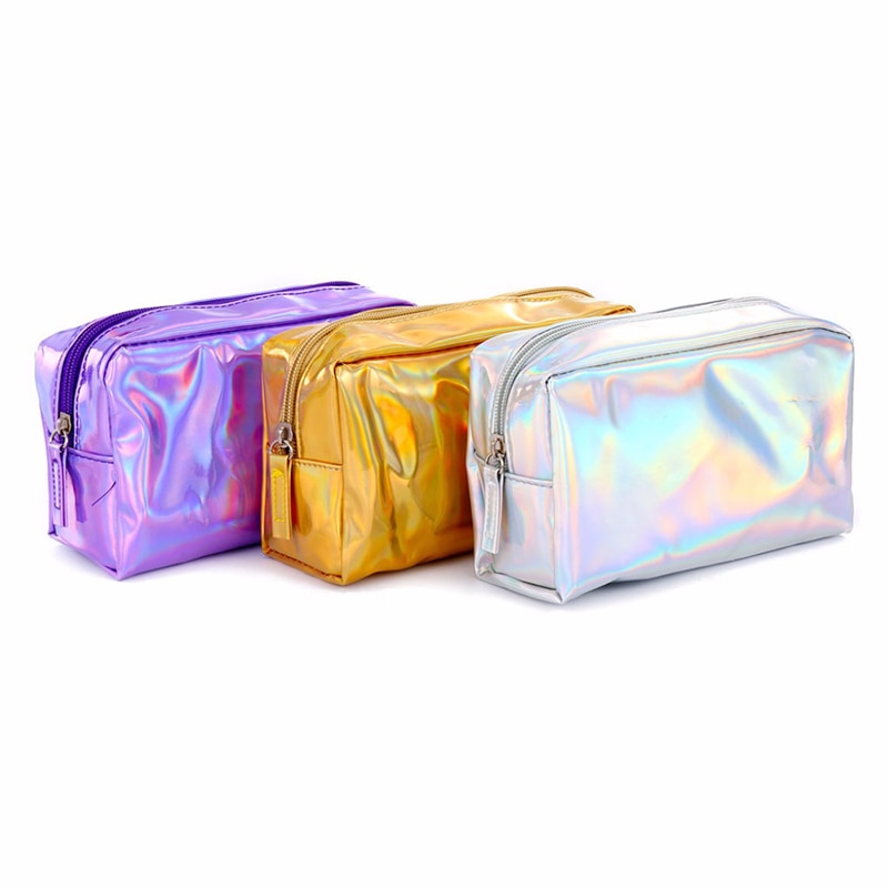 Cosmetic Pouch Iridescent Makeup Bag Cosmetic Pouch Iridescent Makeup Bag