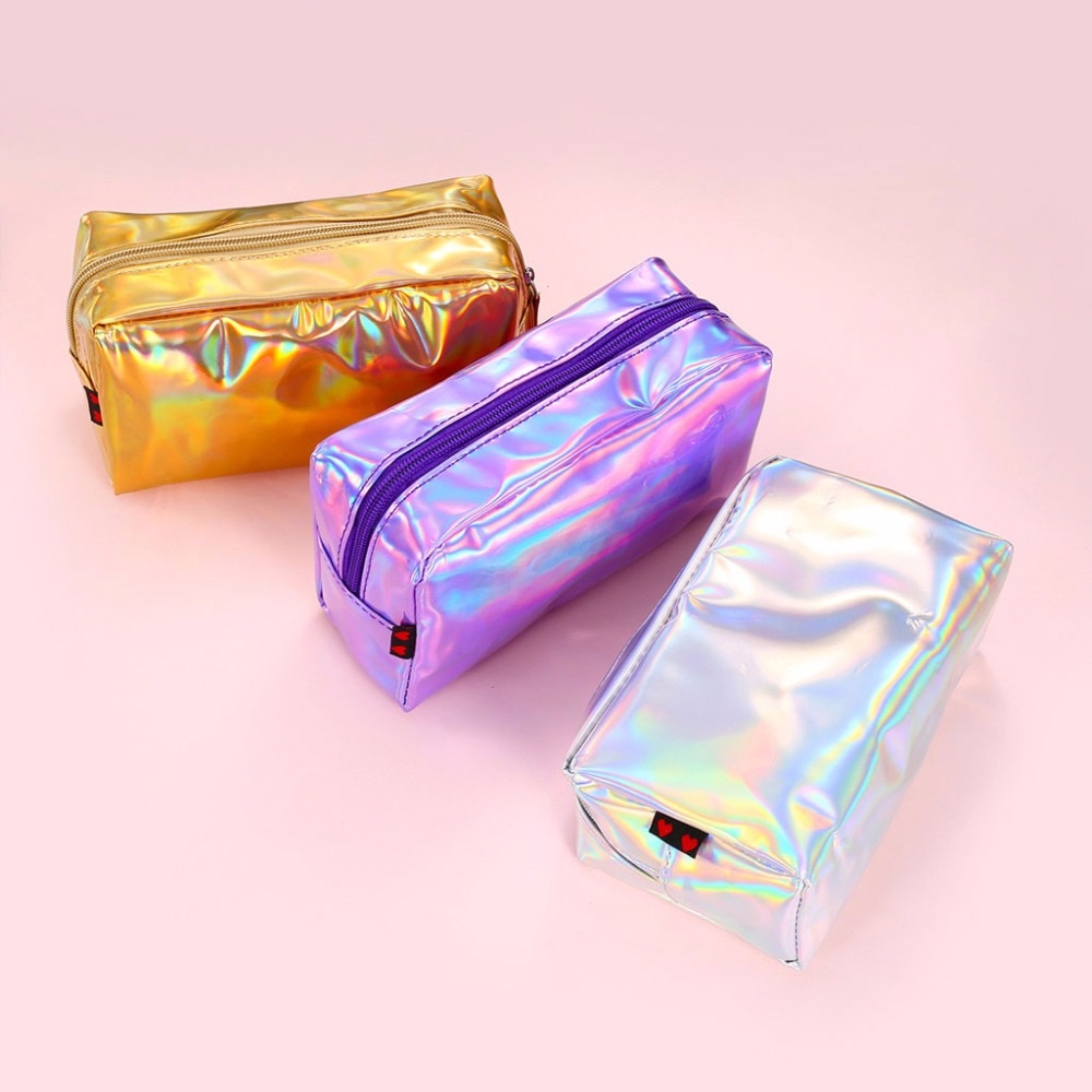 Cosmetic Pouch Iridescent Makeup Bag Cosmetic Pouch Iridescent Makeup Bag