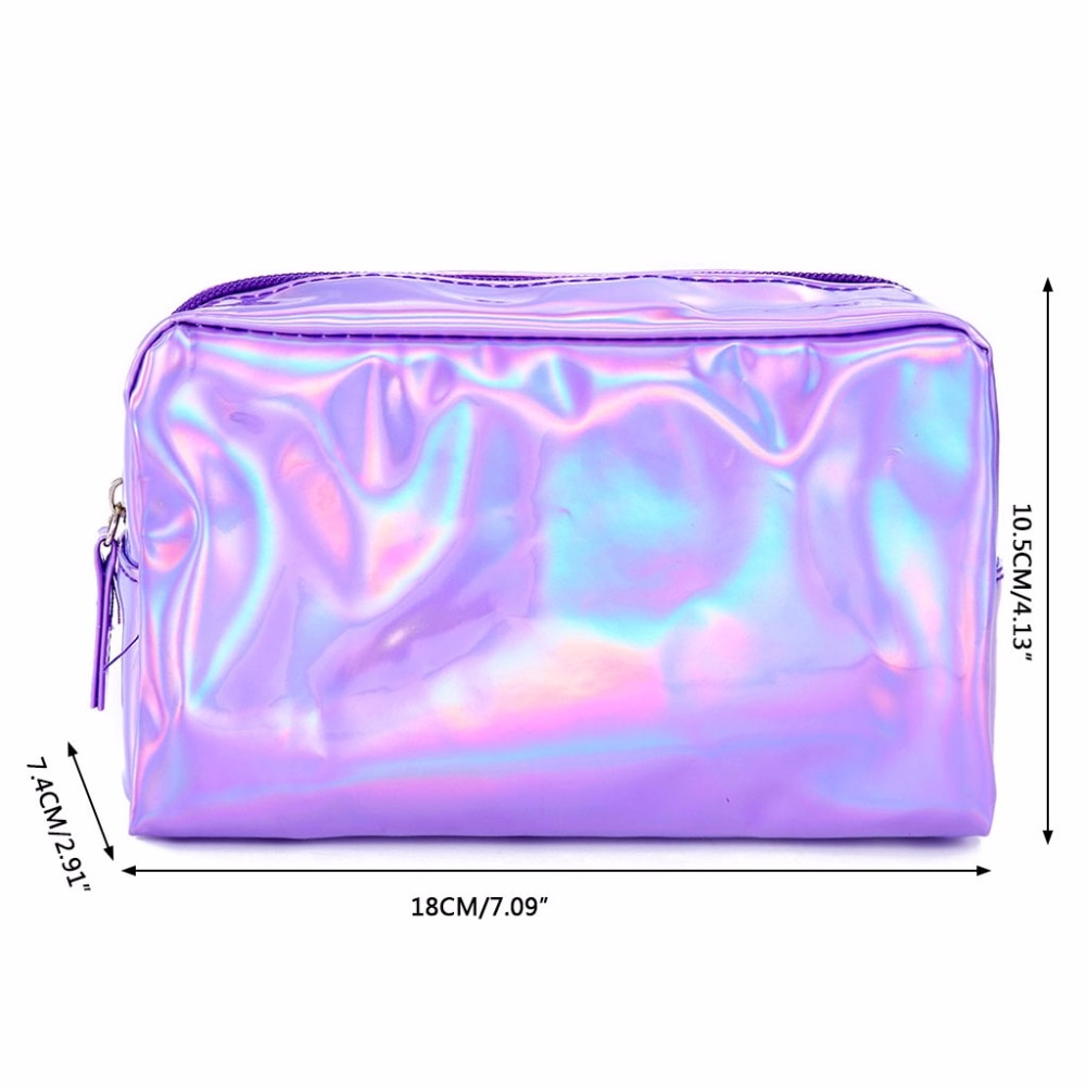 Cosmetic Pouch Iridescent Makeup Bag Cosmetic Pouch Iridescent Makeup Bag