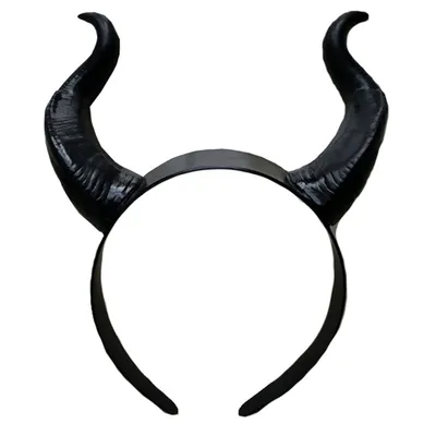 Cosplay Black Demon Horns Headband