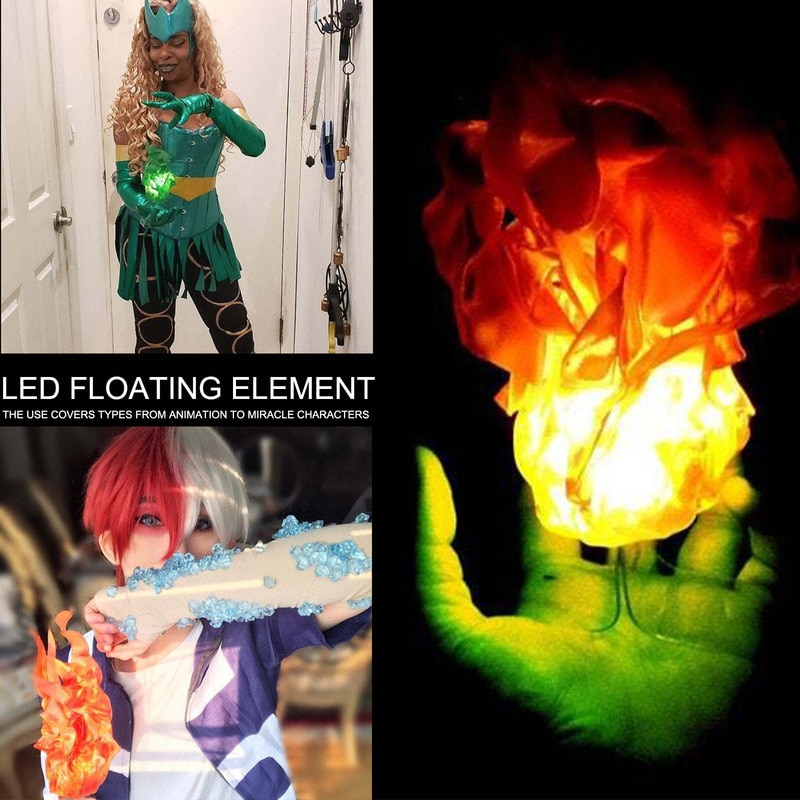 Cosplay LED Floating Fireball Prop