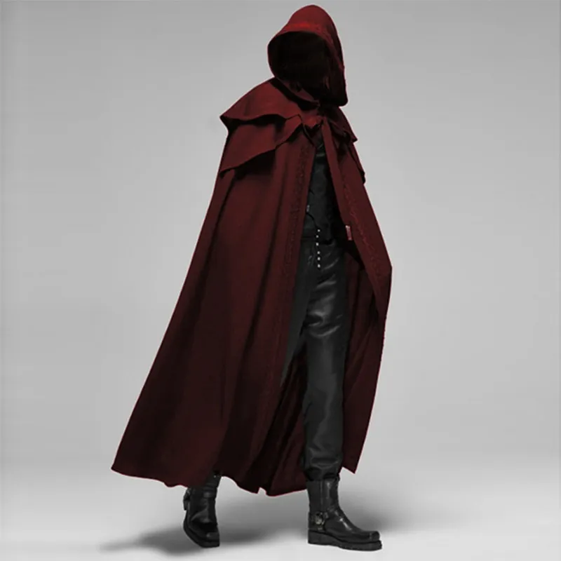 Cosplay Medieval Men Costumes Knight Pirate Prince Gothic Retro Hooded Cloak Capes Long Robes Jackets Coat Carnival Cosplay Medieval Men Costumes Knight Pirate Prince Gothic Retro Hooded Cloak Capes Long Robes Jackets Coat Carnival
