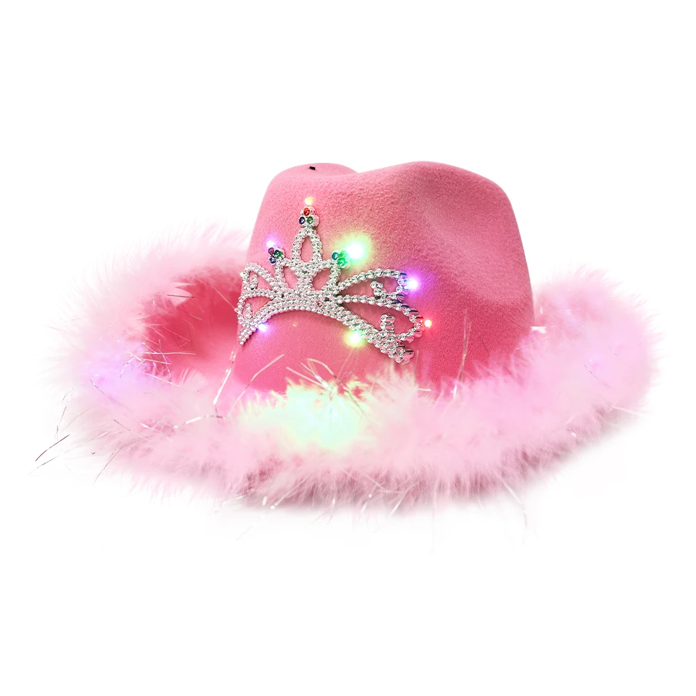 Costume Party Pink Cowgirl Hat Costume Party Pink Cowgirl Hat