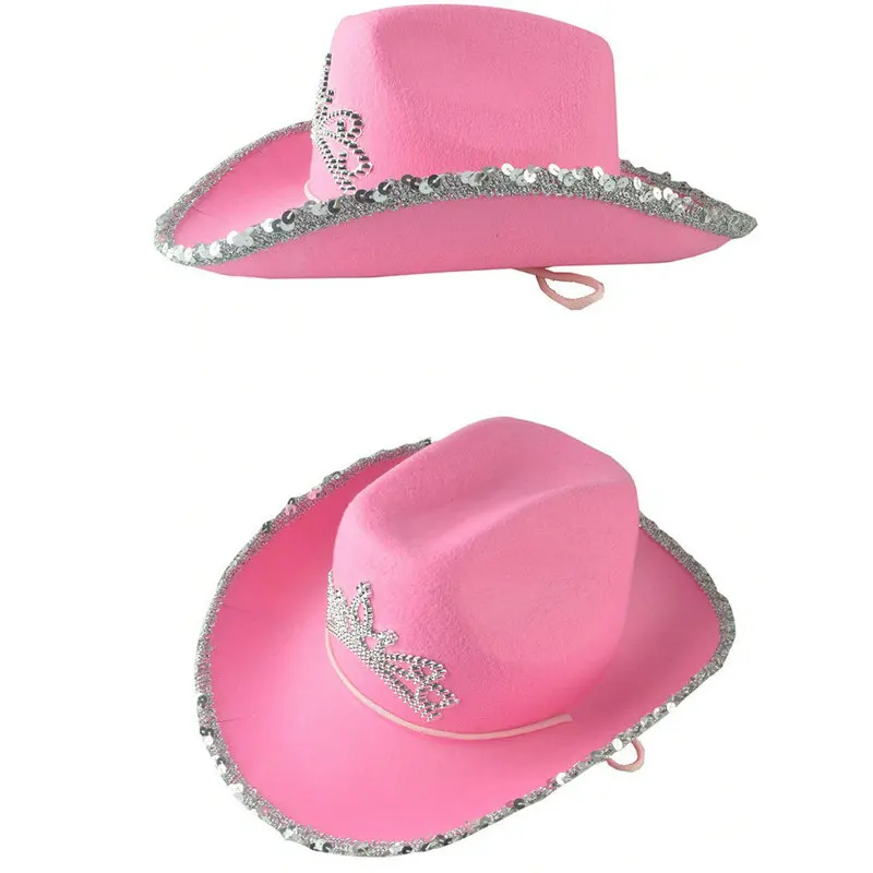 Costume Party Pink Cowgirl Hat Costume Party Pink Cowgirl Hat