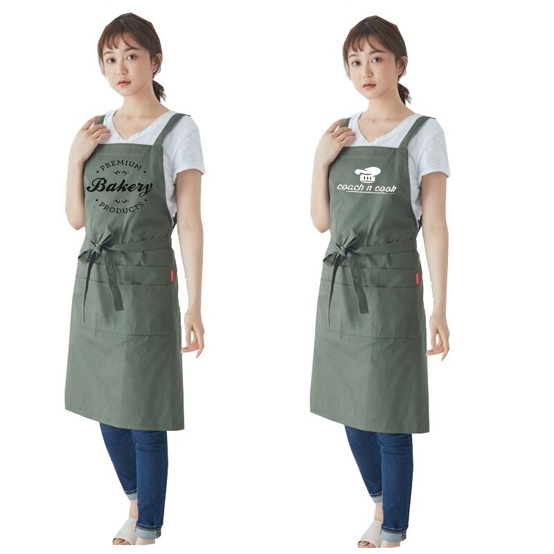 Cotton Apron with Pocket for Chores