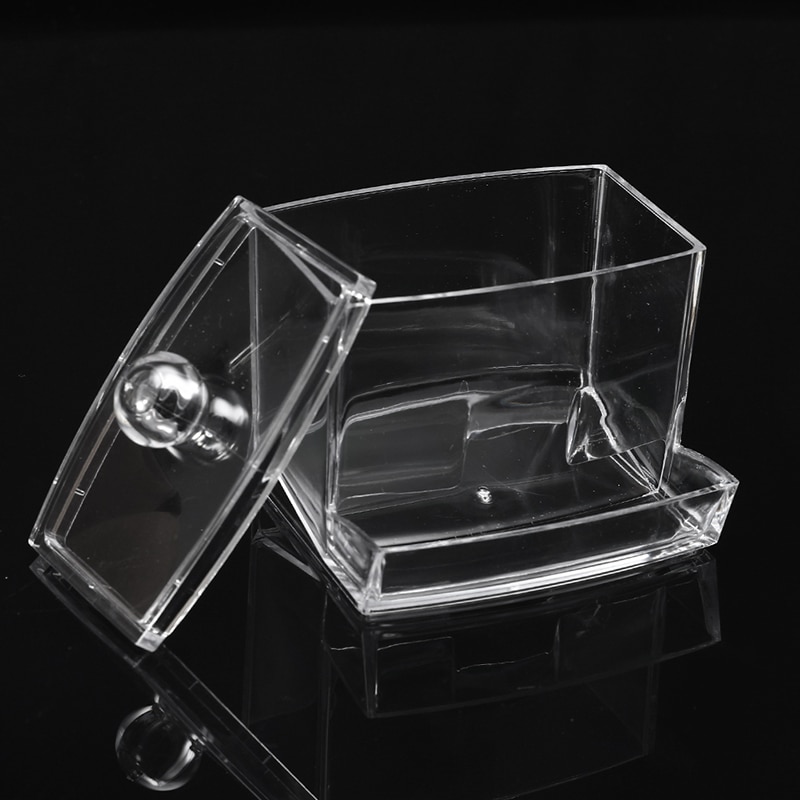 Cotton Buds Storage Transparent Holder Cotton Buds Storage Transparent Holder