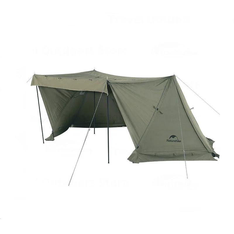 Cotton Chimney Awning Tent Camping Single Treking Tent Multiple Modes Outdoor Portable Hiking Tent Shelter Tents