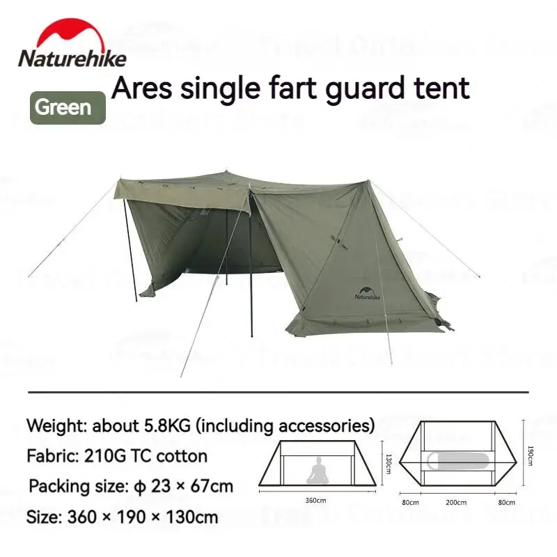 Cotton Chimney Awning Tent Camping Single Treking Tent Multiple Modes Outdoor Portable Hiking Tent Shelter Tents Cotton Chimney Awning Tent Camping Single Treking Tent Multiple Modes Outdoor Portable Hiking Tent Shelter Tents