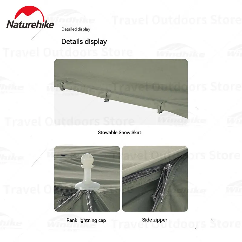 Cotton Chimney Awning Tent Camping Single Treking Tent Multiple Modes Outdoor Portable Hiking Tent Shelter Tents Cotton Chimney Awning Tent Camping Single Treking Tent Multiple Modes Outdoor Portable Hiking Tent Shelter Tents