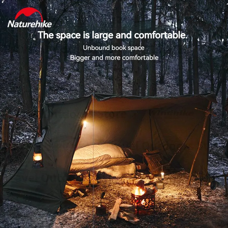 Cotton Chimney Awning Tent Camping Single Treking Tent Multiple Modes Outdoor Portable Hiking Tent Shelter Tents Cotton Chimney Awning Tent Camping Single Treking Tent Multiple Modes Outdoor Portable Hiking Tent Shelter Tents