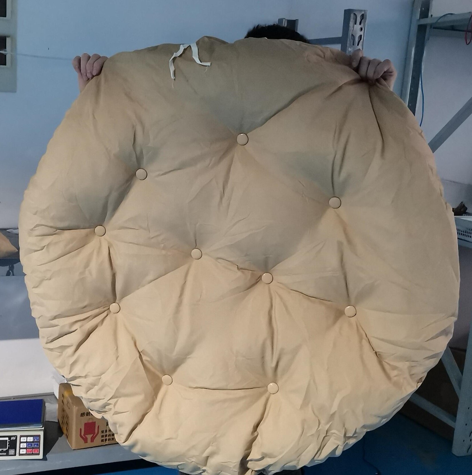 Cotton Egg Chair Cushion with Pillow