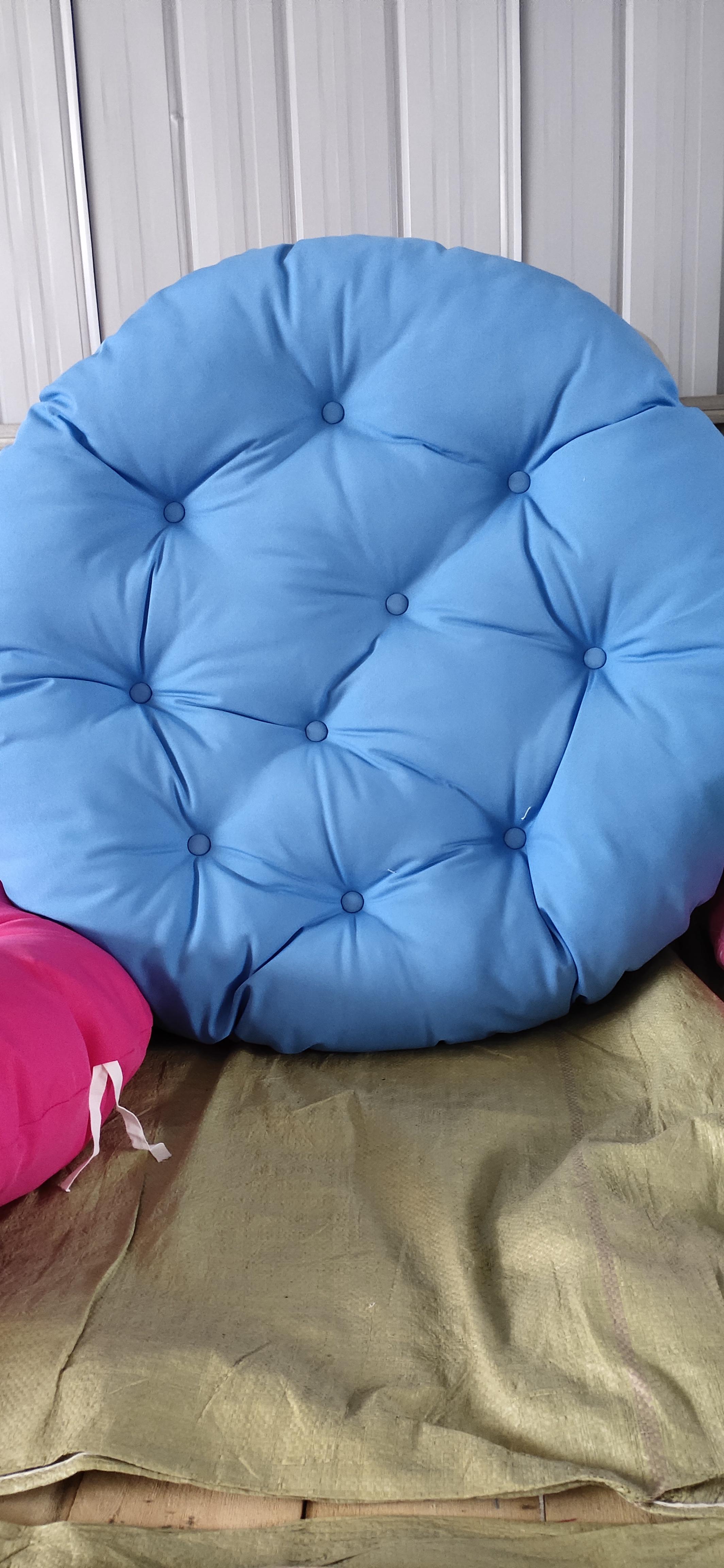 Cotton Egg Chair Cushion with Pillow