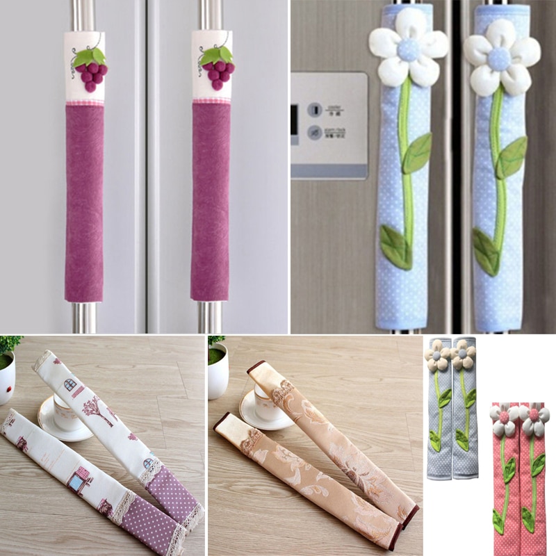 Cotton Fridge Door Handle Cover (2 pcs)
