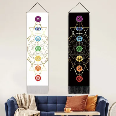 Cotton Hanging Chakra Tapestry