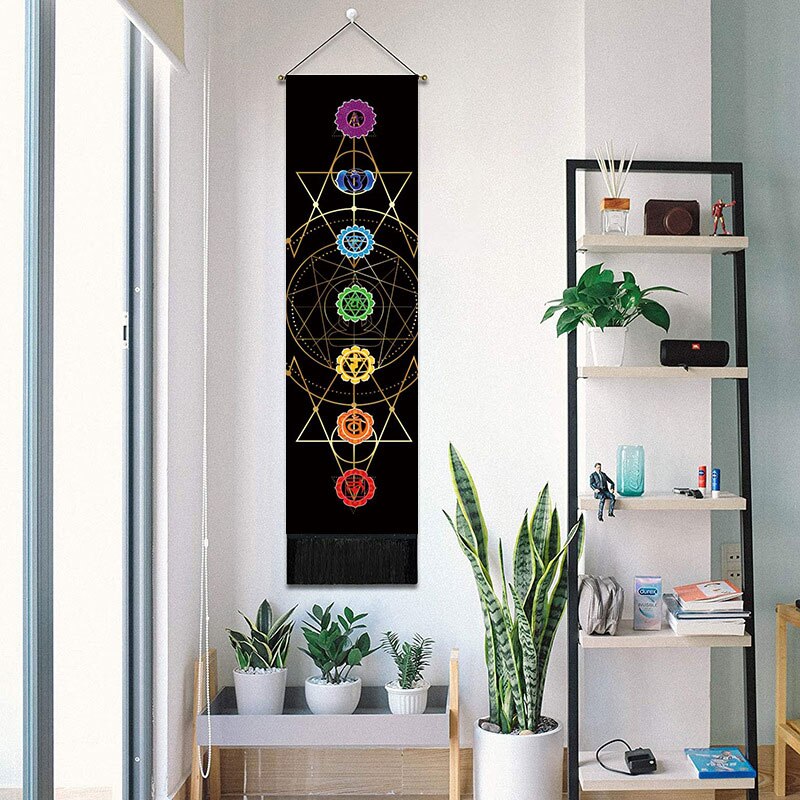 Cotton Hanging Chakra Tapestry