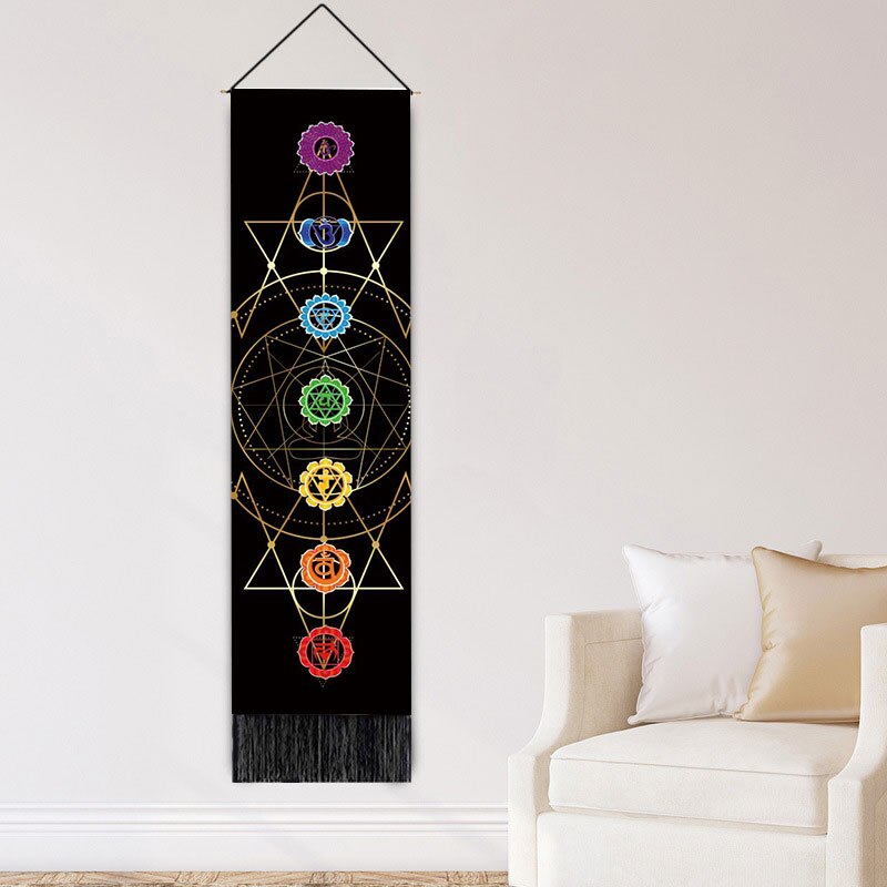 Cotton Hanging Chakra Tapestry