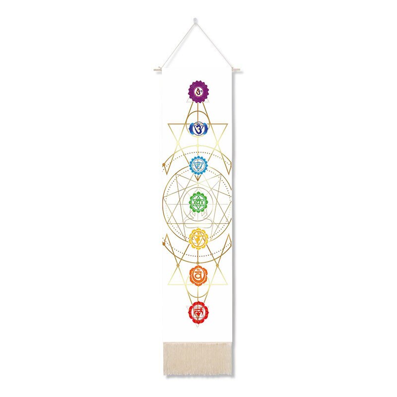 Cotton Hanging Chakra Tapestry