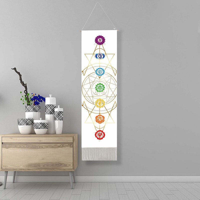 Cotton Hanging Chakra Tapestry