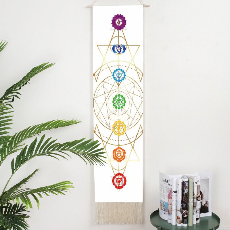 Cotton Hanging Chakra Tapestry