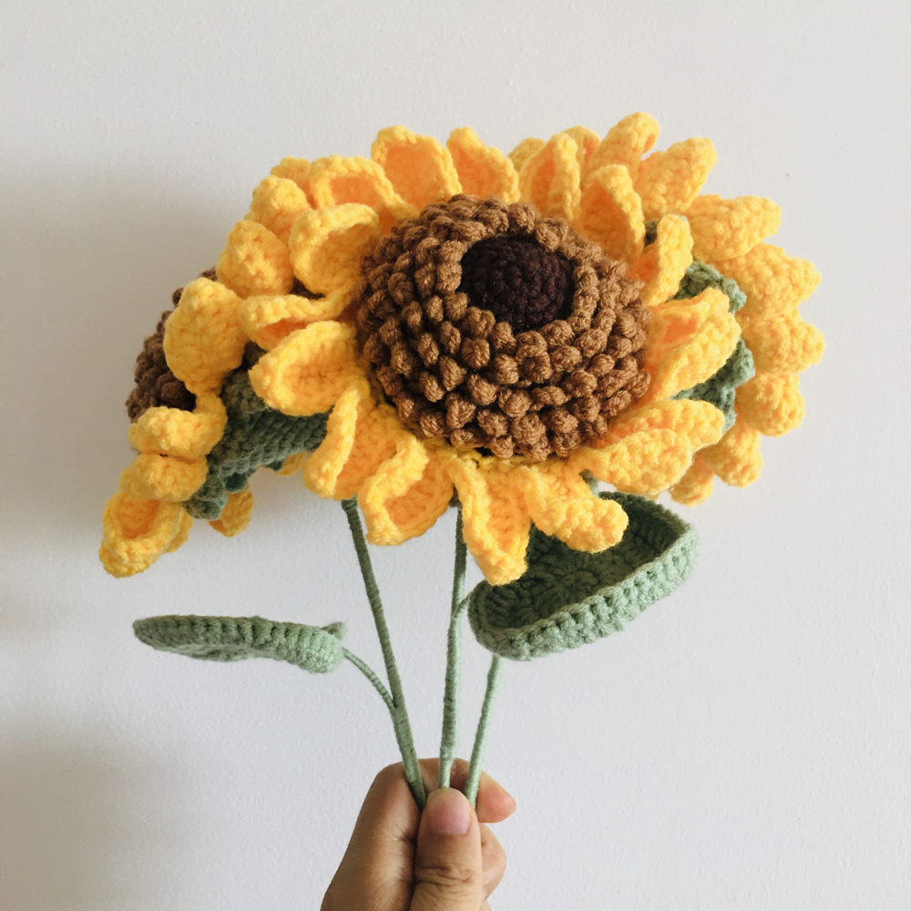 Cotton Knitted Sunflower Cotton Knitted Sunflower