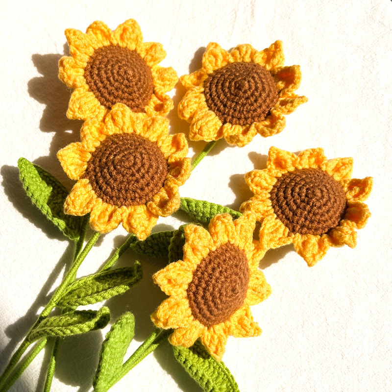 Cotton Knitted Sunflower Cotton Knitted Sunflower