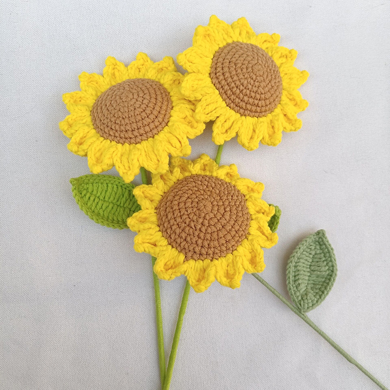 Cotton Knitted Sunflower Cotton Knitted Sunflower