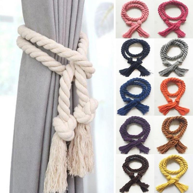 Cotton Linen Rope Tie Backs (2pcs) Cotton Linen Rope Tie Backs (2pcs)