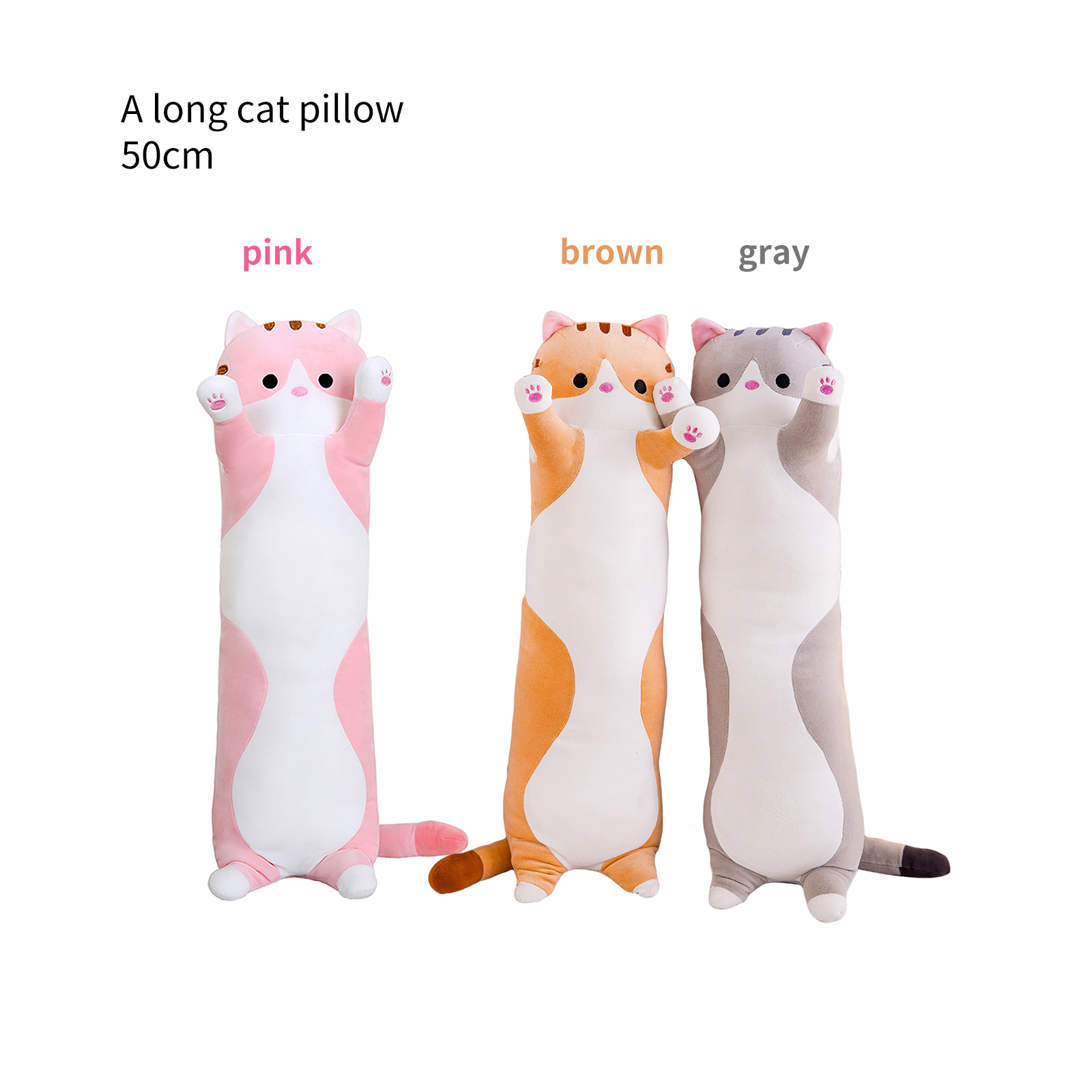 Cotton Long Cat Plush Pillow Cotton Long Cat Plush Pillow