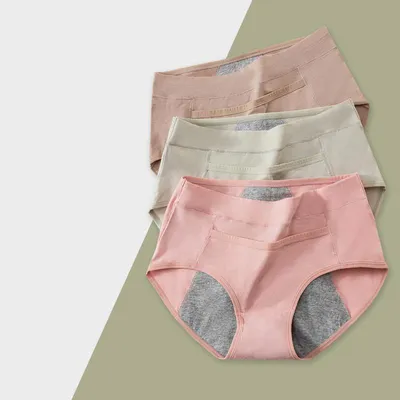 Cotton Menstrual Panties Leak Proof Breathable Sexys Panties Woman Women Girls Physiological Pants Women's Intimates