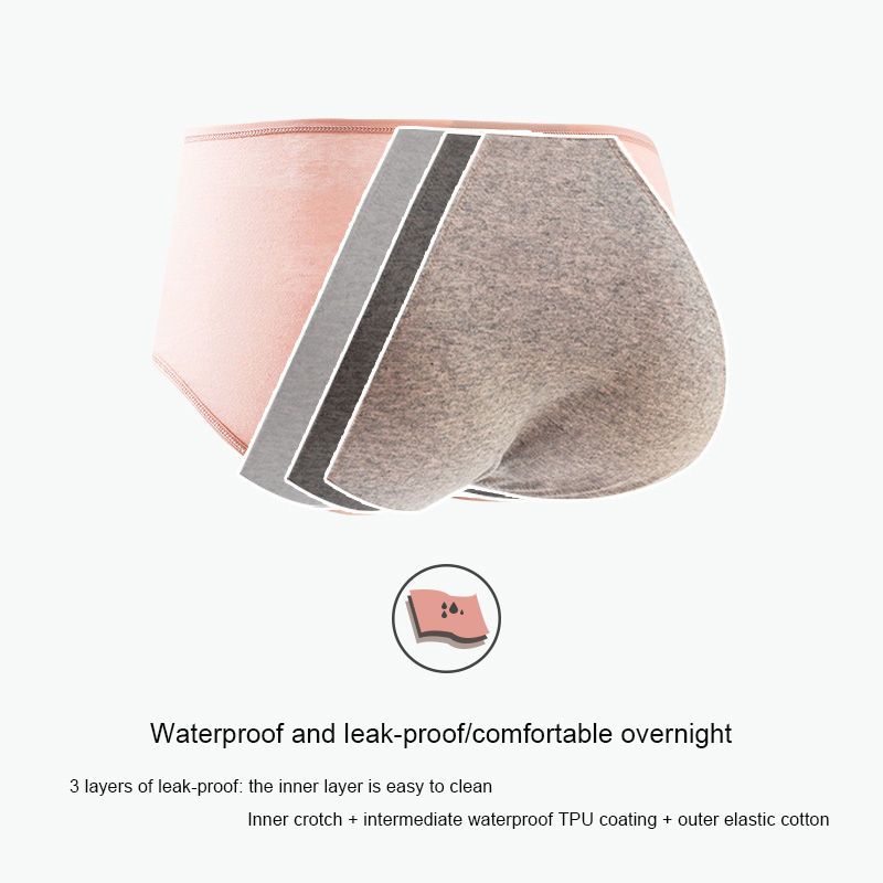 Cotton Menstrual Panties Leak Proof Breathable Sexys Panties Woman Women Girls Physiological Pants Women's Intimates