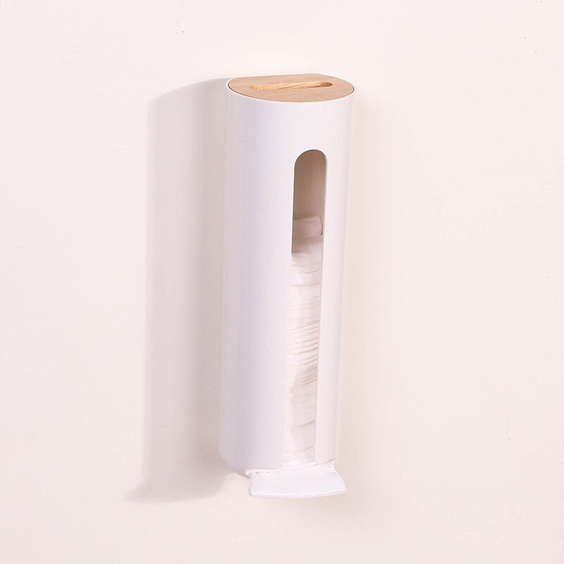 Cotton Pad Holder Wall-Mount Dispenser Cotton Pad Holder Wall-Mount Dispenser