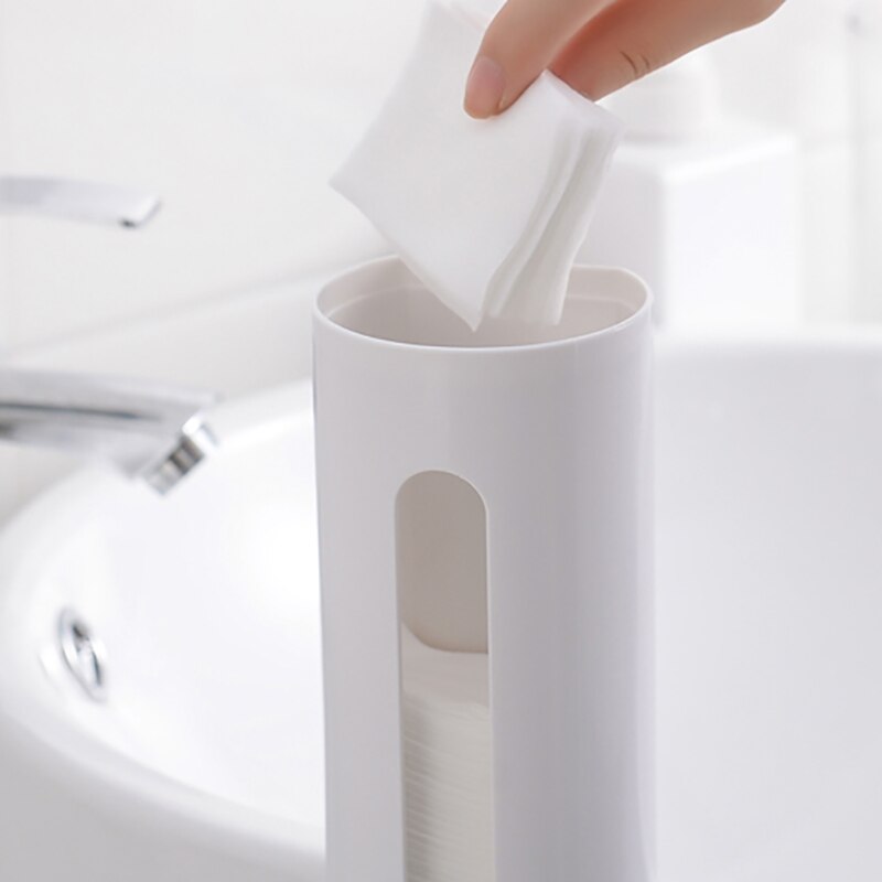 Cotton Pad Holder Wall-Mount Dispenser Cotton Pad Holder Wall-Mount Dispenser