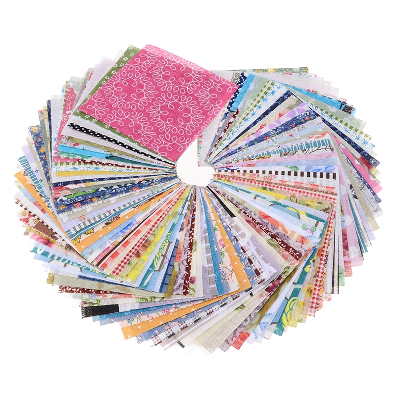 Cotton Patchwork Squares (100pcs) Cotton Patchwork Squares (100pcs)