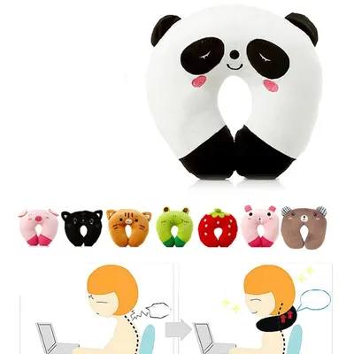Cotton Plush Animal Neck Pillow Cotton Plush Animal Neck Pillow