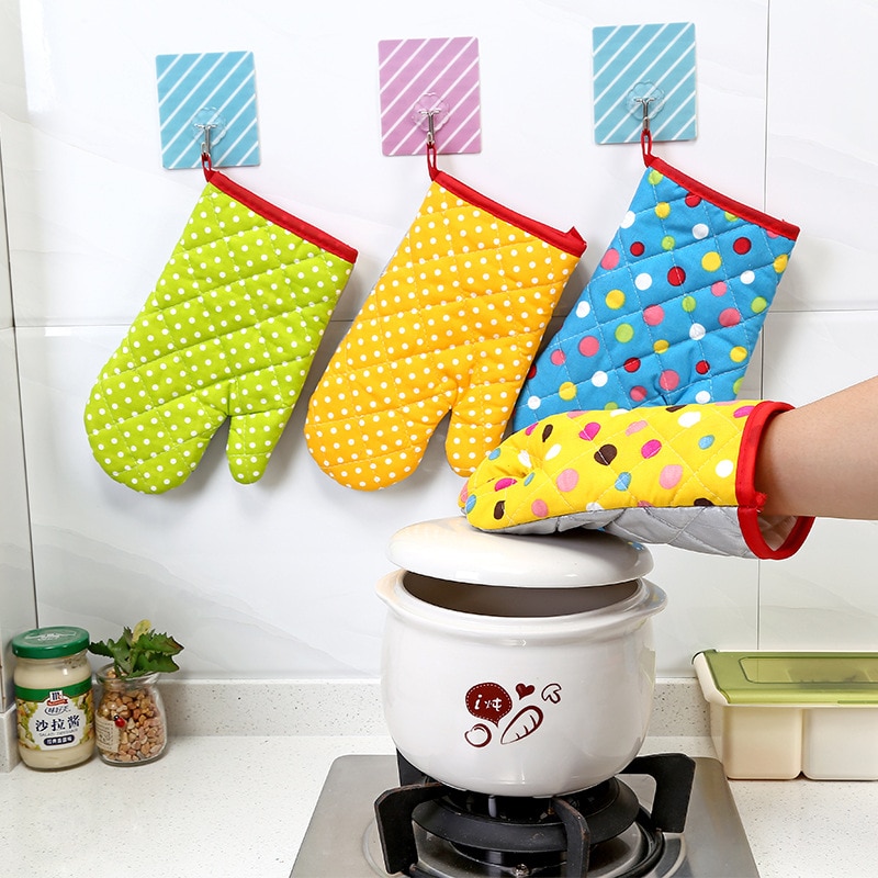 Cotton Printed Cute Oven Mitt