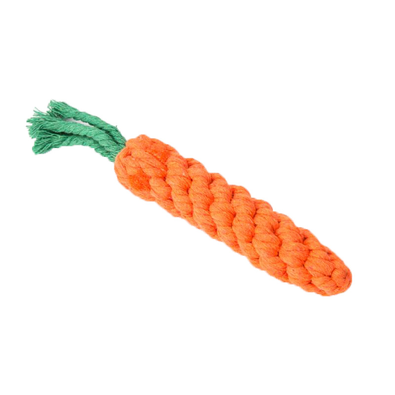 Cotton Rope Carrot Toy for Dogs Cotton Rope Carrot Toy for Dogs