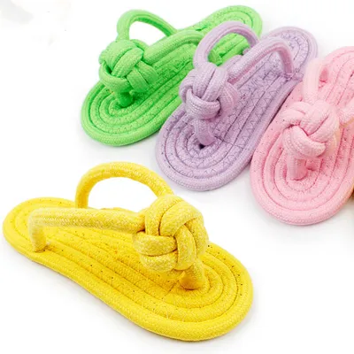 Cotton Rope Dog Slipper Toy