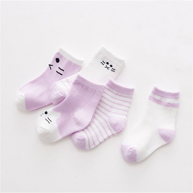Cotton Striped Toddler Socks Cotton Striped Toddler Socks