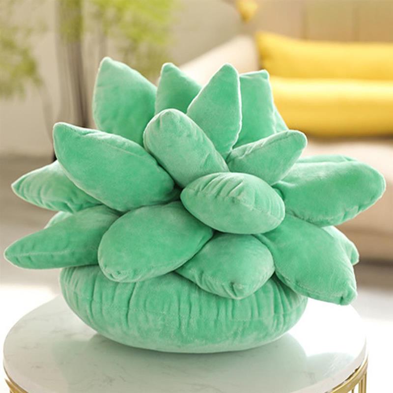 Cotton Succulent Plush Throw Pillow Cotton Succulent Plush Throw Pillow