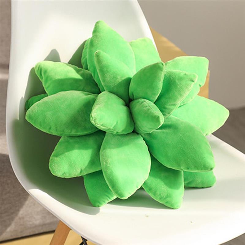 Cotton Succulent Plush Throw Pillow Cotton Succulent Plush Throw Pillow