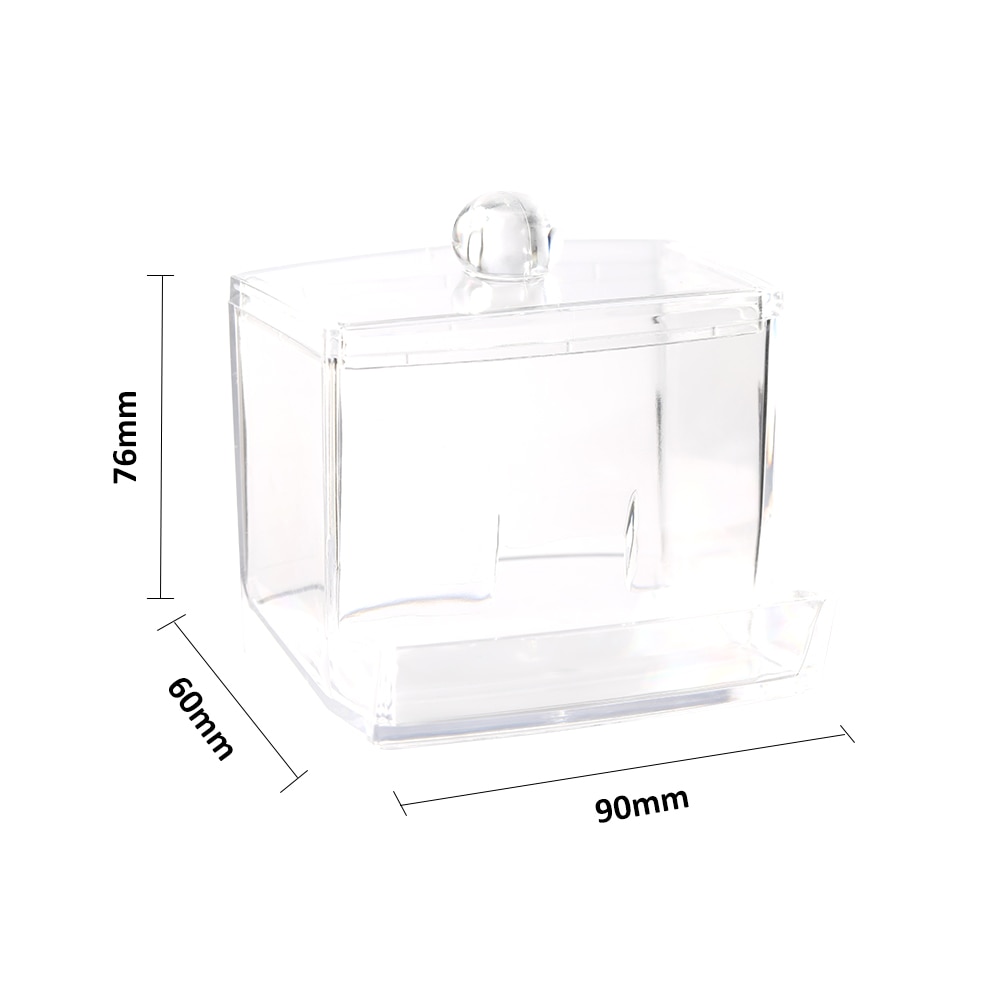 Cotton Swab Holder Acrylic Container