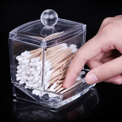 Cotton Swab/Pads Makeup Storage Cotton Swab/Pads Makeup Storage