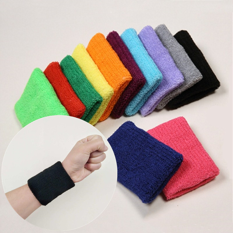Cotton Sweatband Sports Wristband