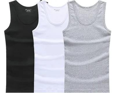 Cotton Tops Male Tee Singlet (Set of 3) Cotton Tops Male Tee Singlet (Set of 3)