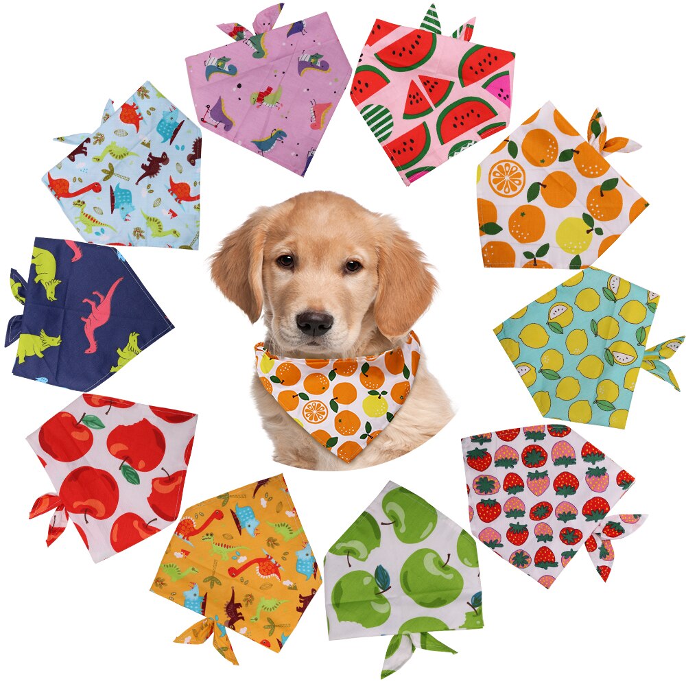 Cotton Triangle Dog Bandana Scarf Cotton Triangle Dog Bandana Scarf