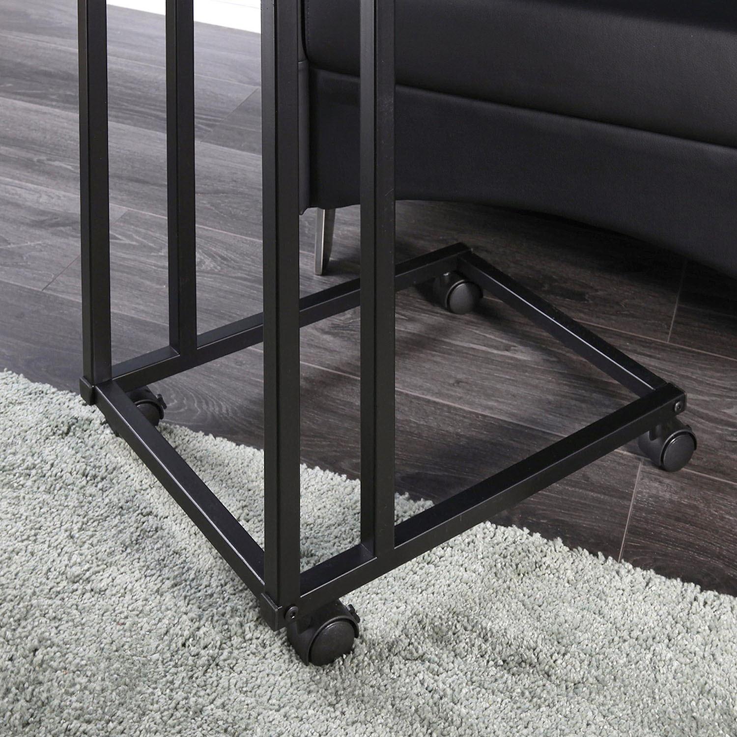 Couch Side Table with Wheels Couch Side Table with Wheels