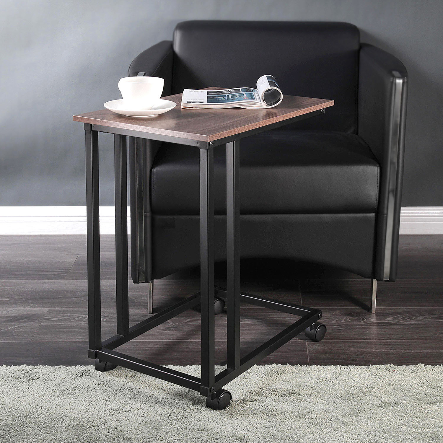 Couch Side Table with Wheels Couch Side Table with Wheels