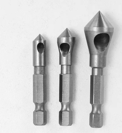 Countersink Drill Bit Oblique Chamfering Tool (Set of 3) Countersink Drill Bit Oblique Chamfering Tool (Set of 3)