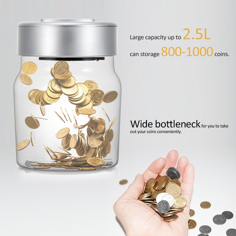 Counting Piggy Bank Digital Display Counting Piggy Bank Digital Display